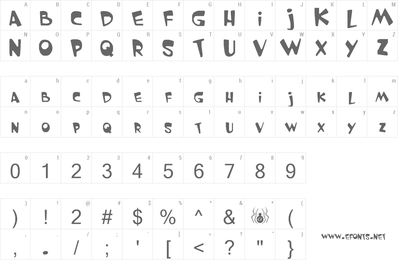 Font Garfield the Cat preview